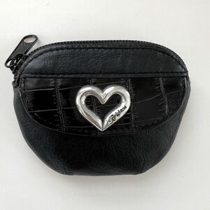BRIGHTON BLACK LEATHER PURSE